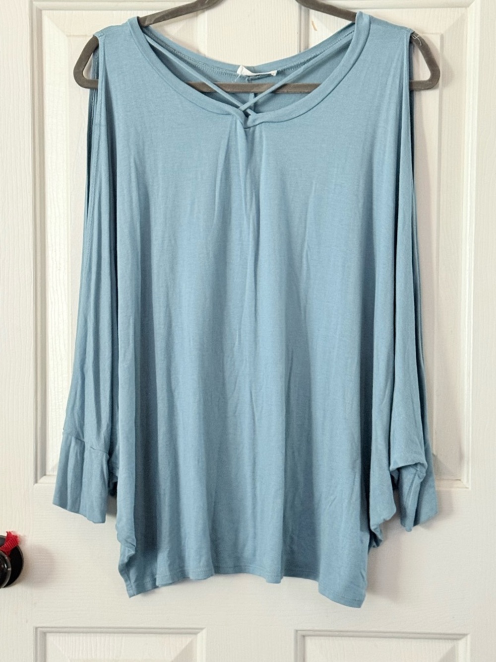 * Three Bird Nest Dusty Blue Tunic Top